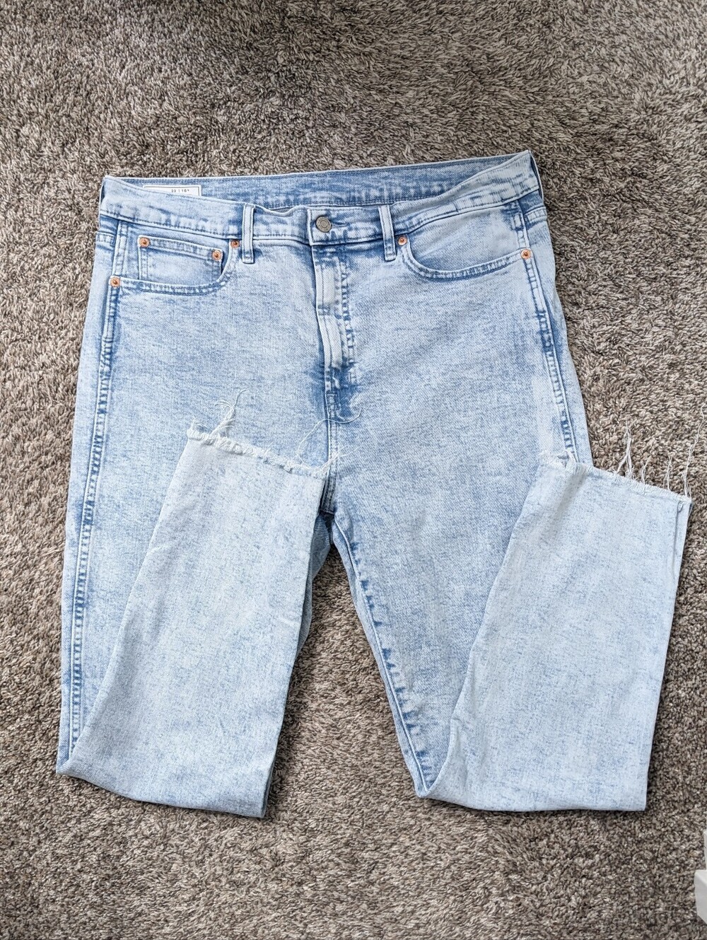 Gap Vintage Slim High Rise Jeans Acid Wash